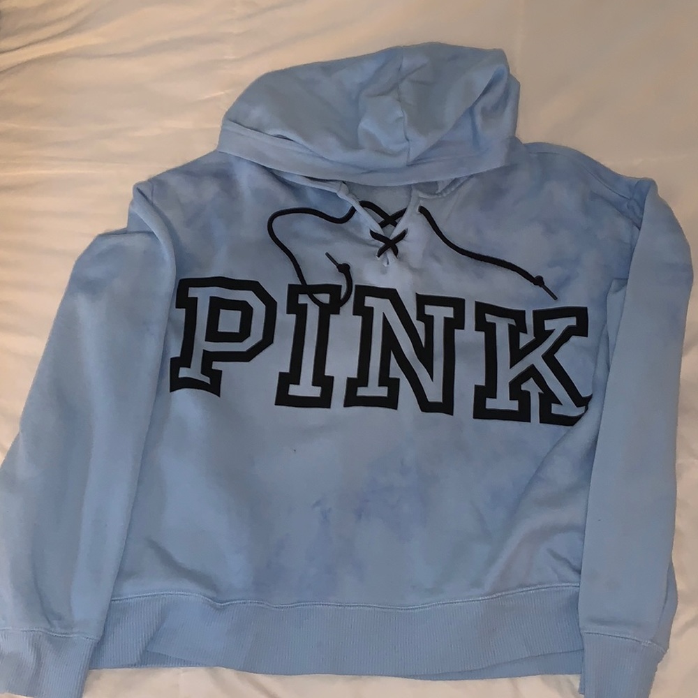 PINK cropped sweatshirt